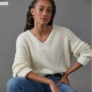 Anthropologie Pilcro Marla V-Neck Sweater